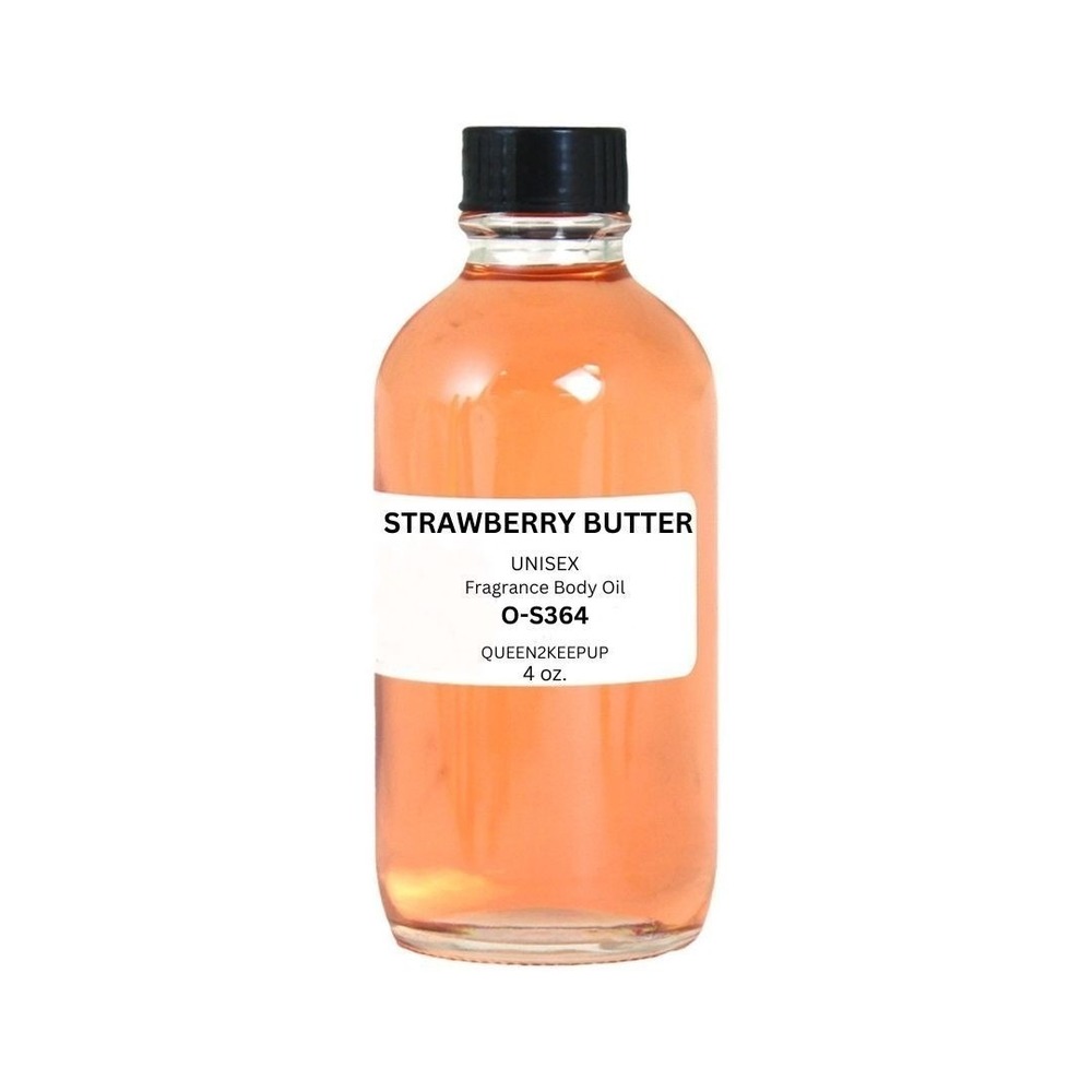 Strawberry Butter (Unisex) Body Oil 4 oz Fragrance All Natural Scent - Picture 5 of 5